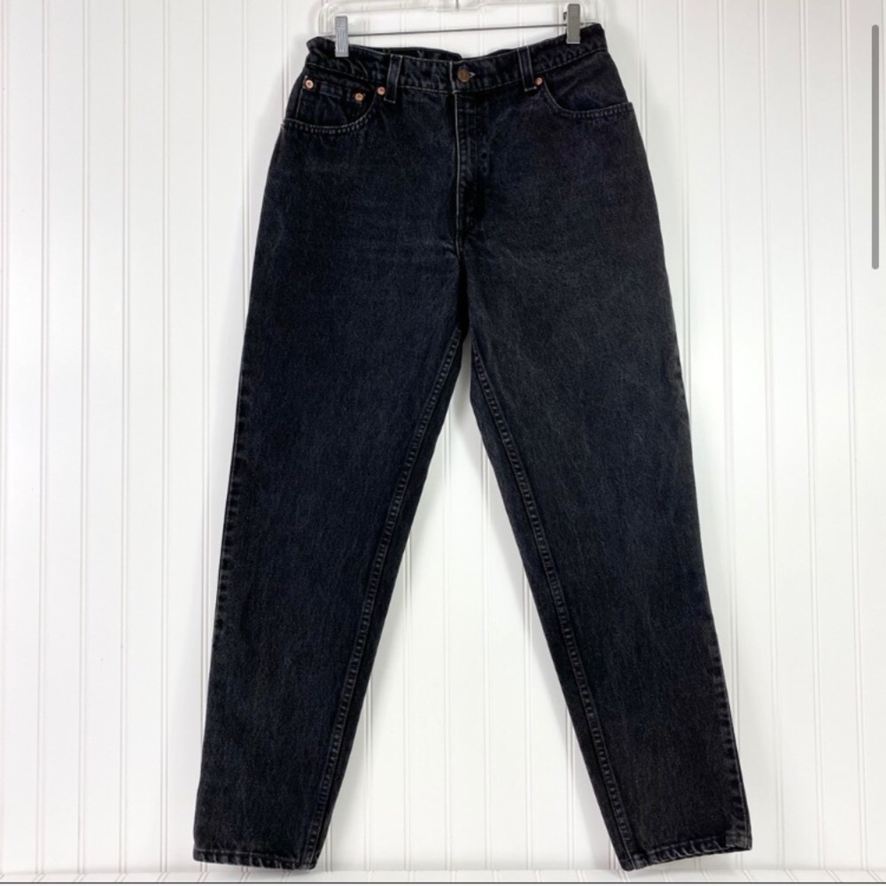 Vintage Classic Relaxed fit 550 Mom Jeans Black